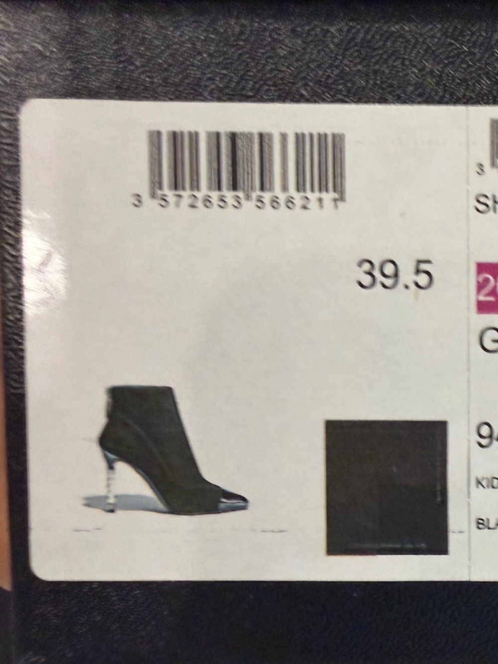 CHANEL Black Suede Ankle Boots with Pearl-Stacked Heels - Picture 5 of 5